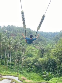 Real Bali Swingでの空中ブランコ