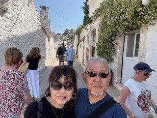 結婚当時の贈り物のパズルで見た景色を、ついに本物で。アルベロベッロは想像以上でした。