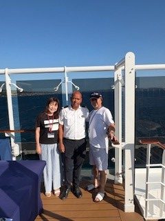 クルーズの船員さんたちも皆さん親切で楽しく過ごせました