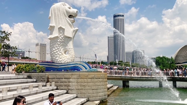シンガポール マーライオン