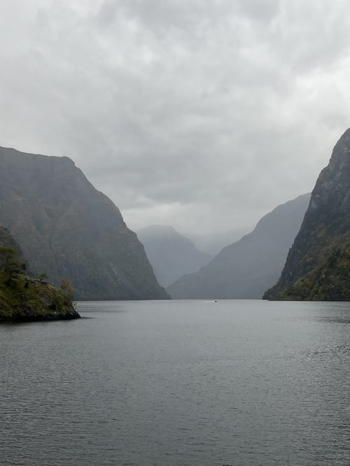 念願のフィヨルド