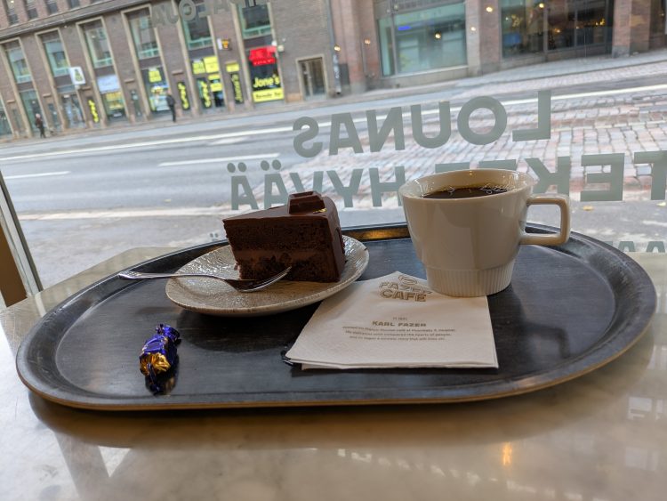 とても濃厚なチョコレートケーキ