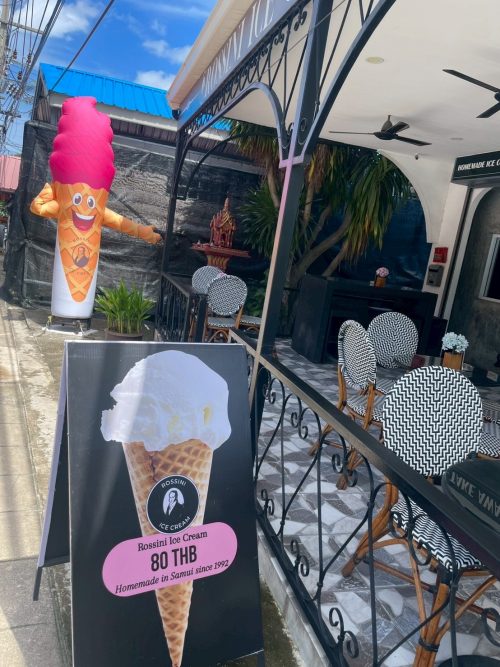 娘念願のアイスクリーム屋さん