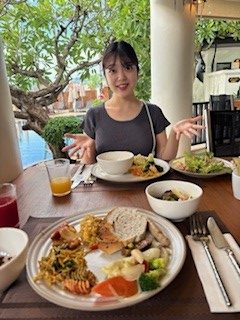 種類豊富な朝食