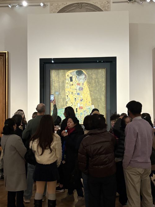 ベルヴェデーレ宮殿のクリムトの接吻