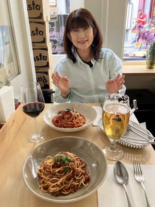 チューリッヒで食べたパスタ
