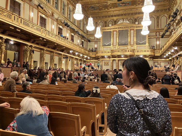 ウィーン楽友協会にてオーケストラ鑑賞