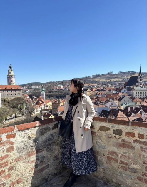 チェスキークルムロフ城にて