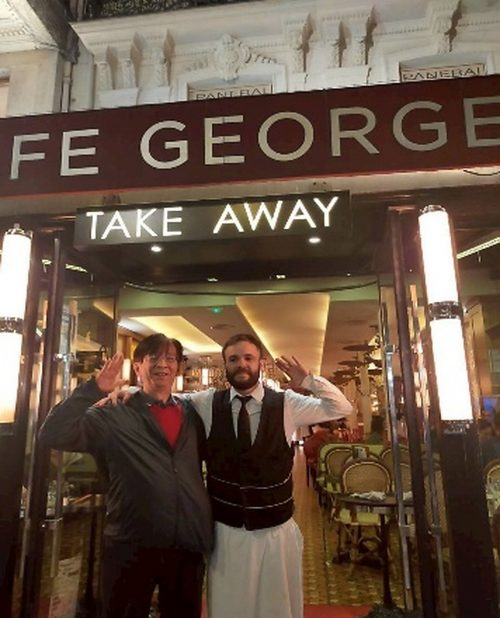 CAFÉ GEORGEでのギャルソンとの再会