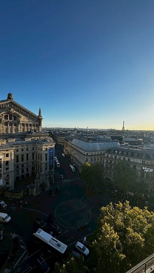 デパートの屋上から360度、パリ市内を見晴らせる