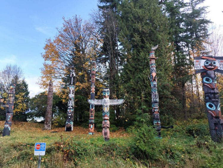 スタンレーパークのトーテムポール