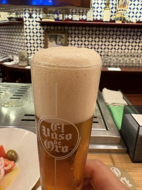 「エル バソ デ オロ」ではクラフトビールも楽しめました！