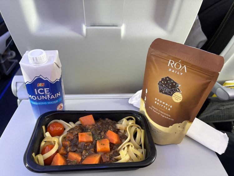 スクート航空の機内食