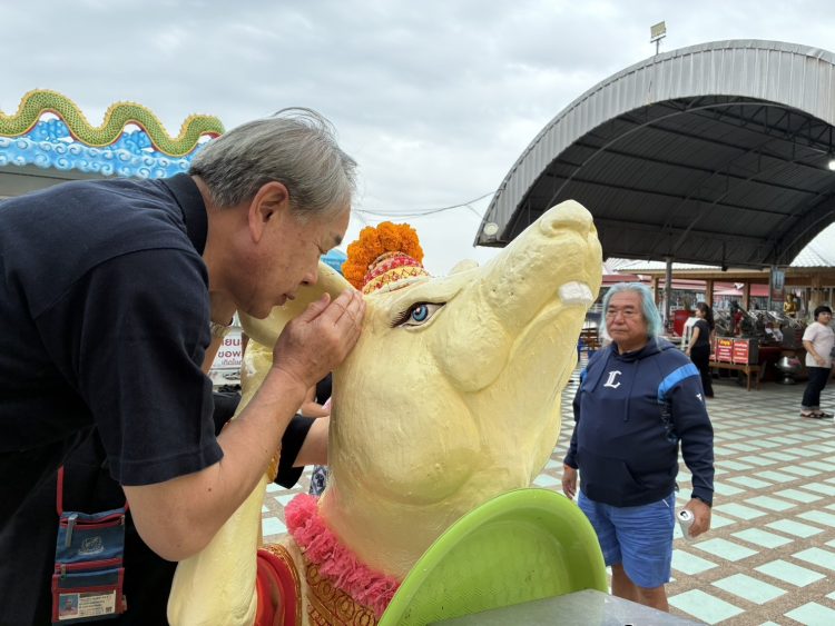 近くのネズミの耳にそっと願いを伝えました