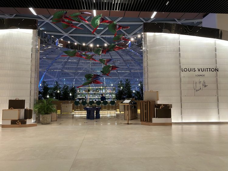 ルイ・ヴィトンのラウンジ