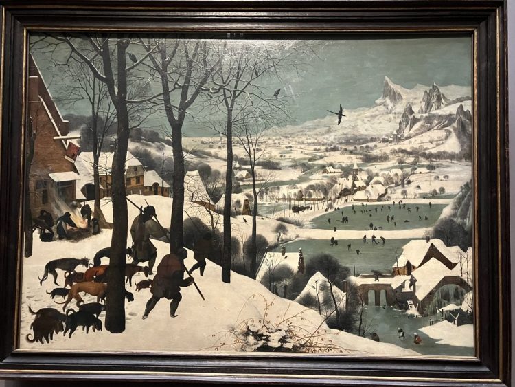 「雪中の狩人」の情景