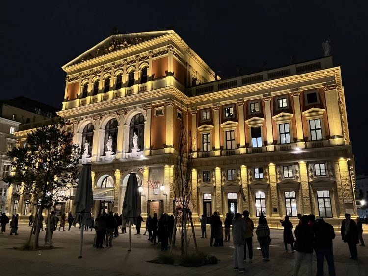 夜は、楽友協会でのモーツァルトコンサート