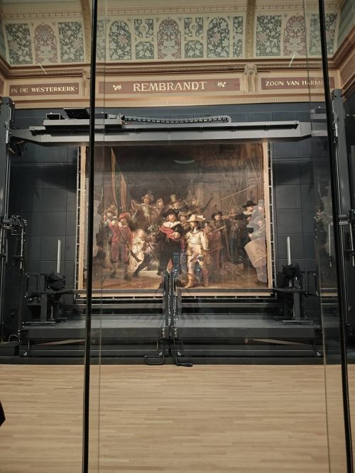 オランダ国立美術館「夜警」(公開修復中)
