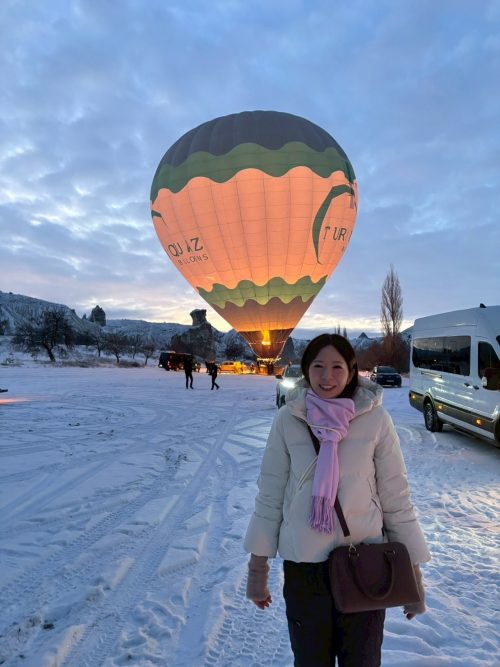 雪のカッパドキア