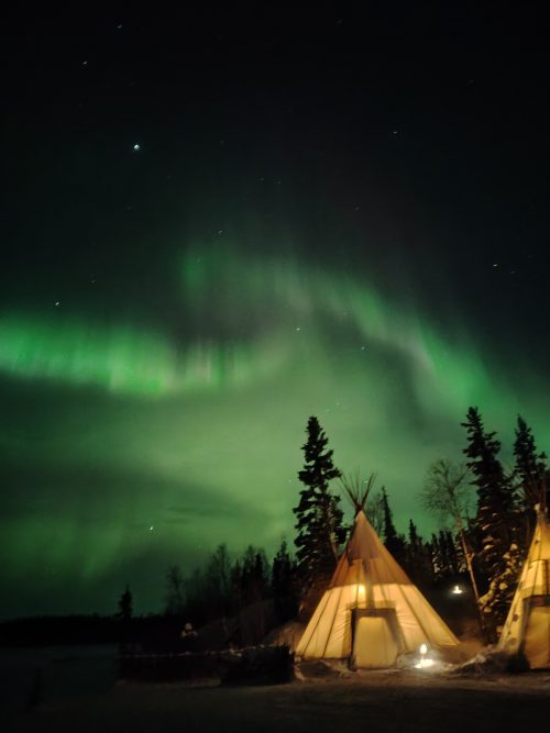 2日目のオーロラのダンス