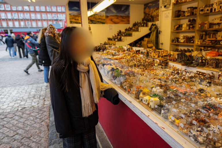 クリスマスマーケットで散策