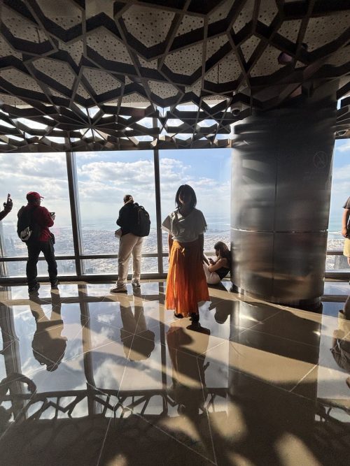 年末で大混雑だったブルジュ・ハリファ