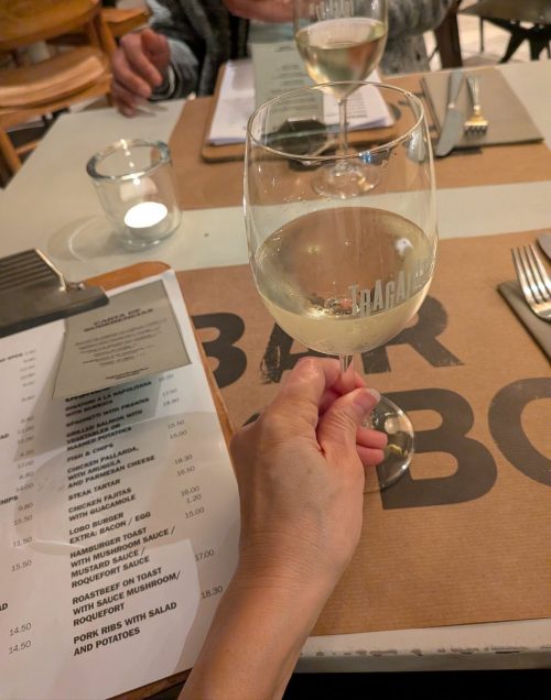 ワインも楽しみました