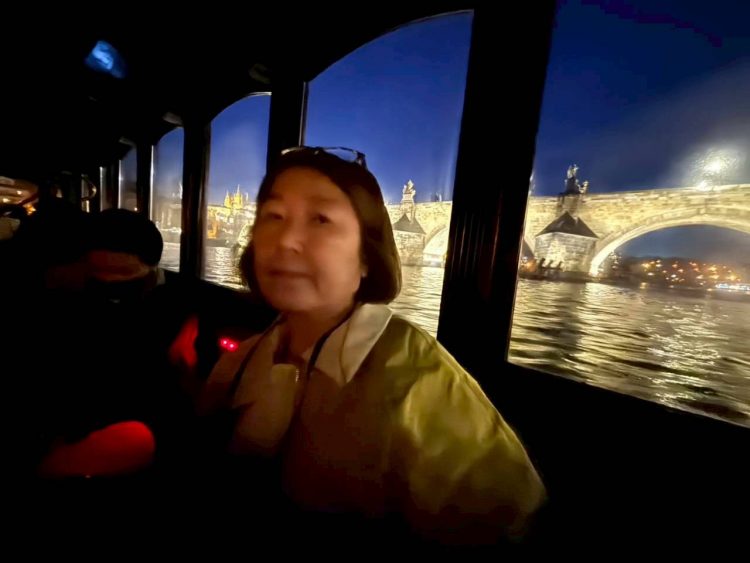 リバークルーズでプラハの夜を堪能