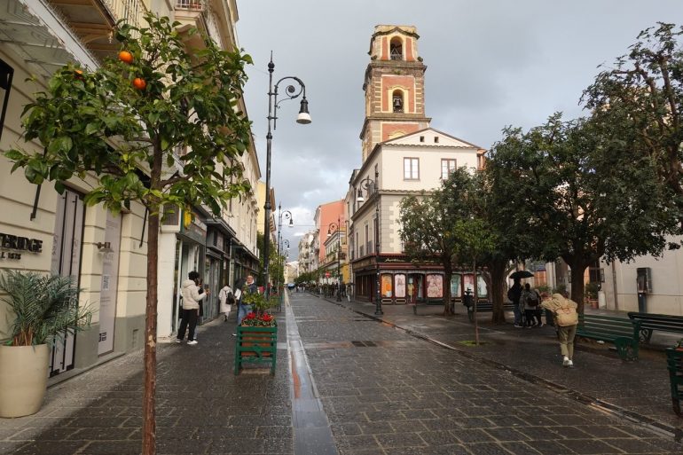 ソレントの街並み