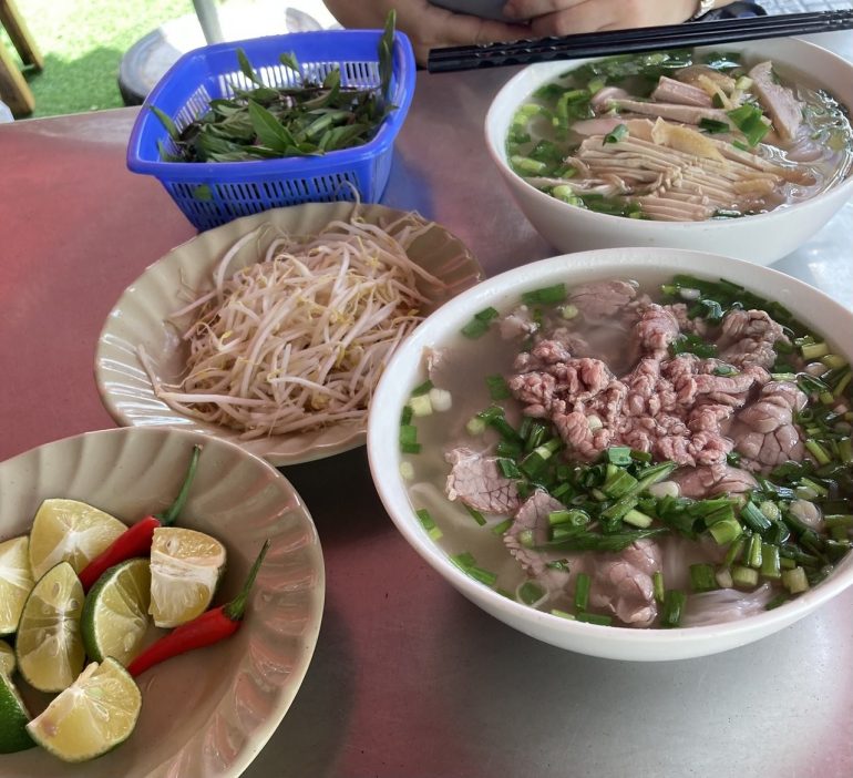 楽しみにしていた本場のフォー