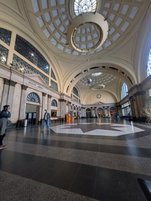 フランサ駅で聖地巡礼