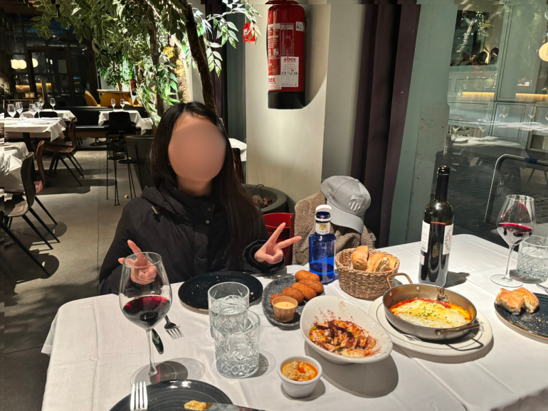 とてもおいしいスペイン料理をいただきました！