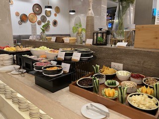 朝食の料理 種類豊富で飽きません