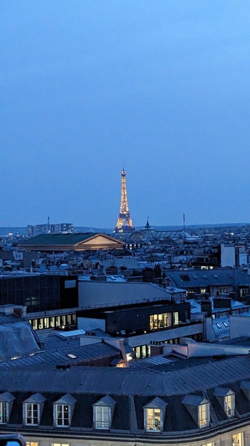 ギャラリーラファイエット屋上から