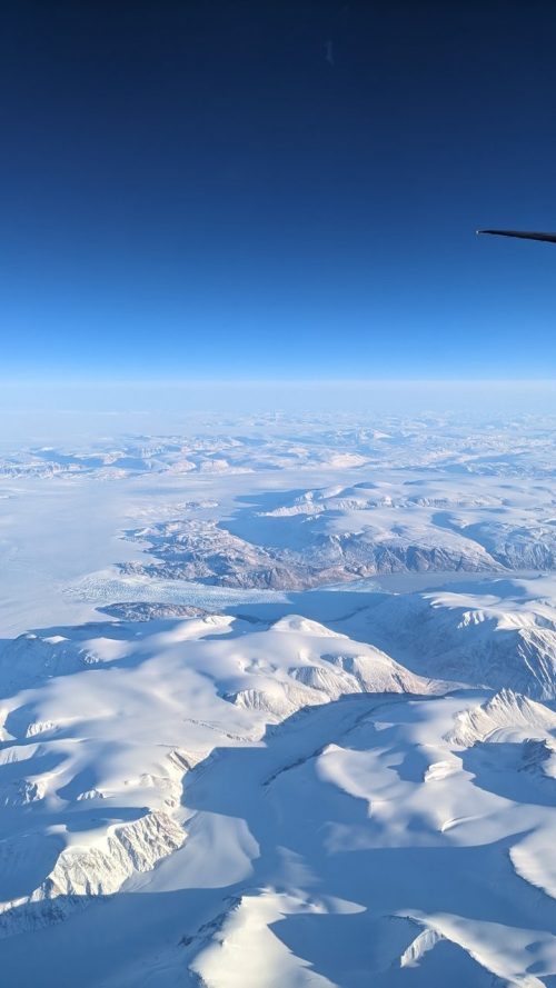 飛行機からの絶景