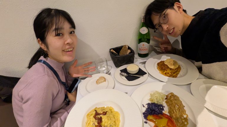 本場のパスタを堪能!