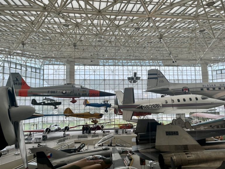 シアトル航空博物館 飛行機好きにはたまらないスケール!