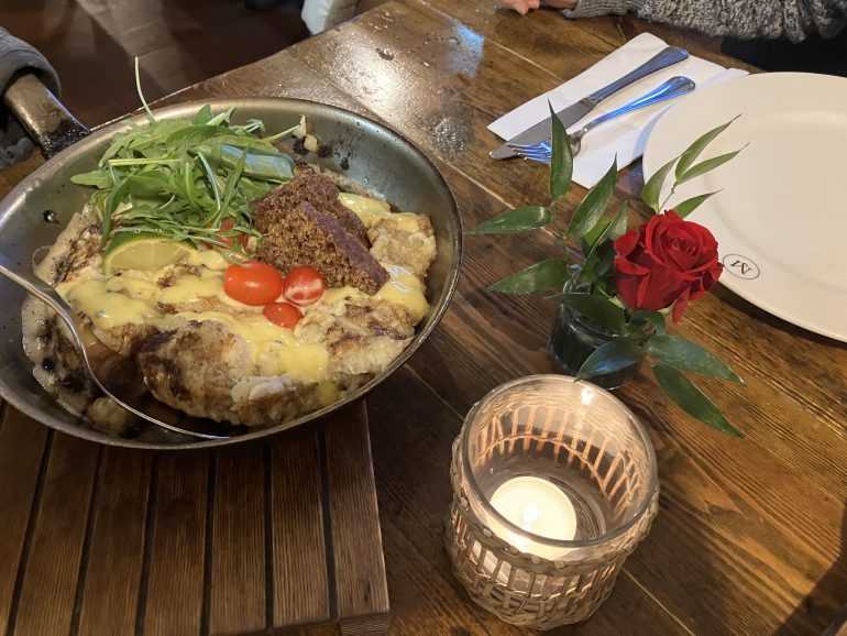 アイスランドでの夕食
