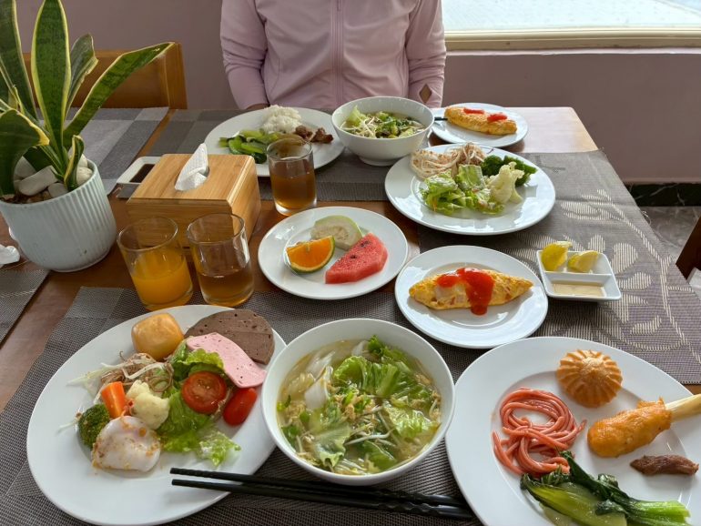 ホテルの朝食