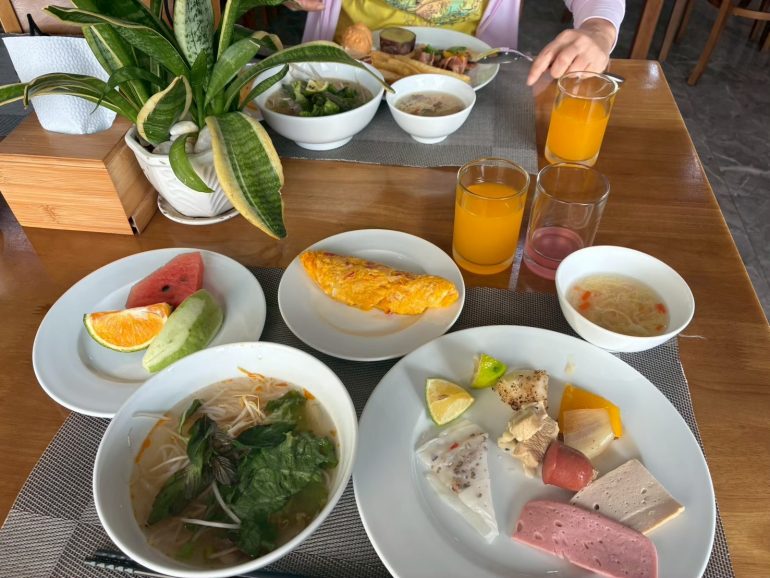 ホテルの朝食