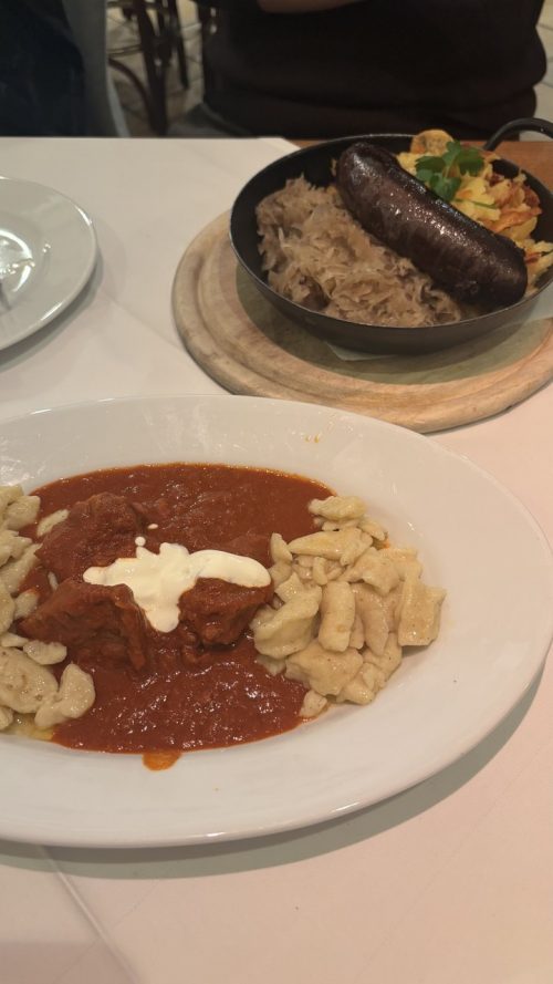 グリンツィングでいただいた郷土料理