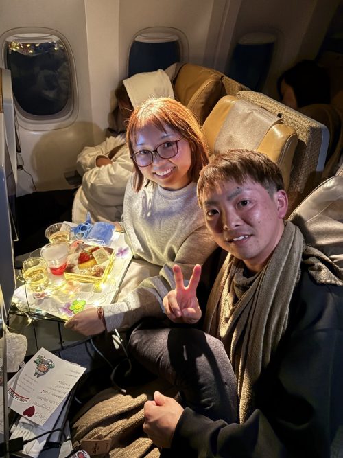 機内で嬉しいサプライズ♪