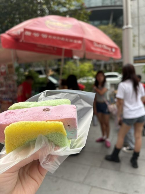 オーチャードロード高島屋前の屋台で念願のサンドアイス