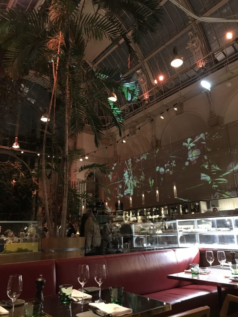 Brasserie Palmenhaus Wien 雰囲気が素敵でした