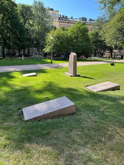 教会とお墓があるOld Church Park