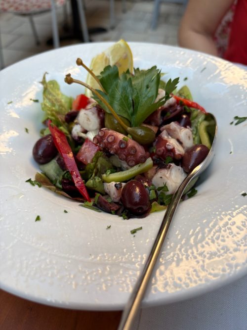 「Restaurant Lucullus」のタコサラダも美味しかったです