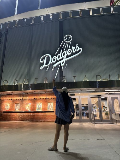 ドジャーススタジアム 熱気がすごかったです