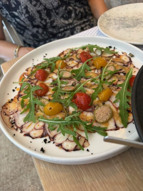 「マルコポーロ」のオクトパスカルパッチョ