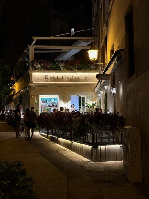 「Pizzeria Sette Sorelle」外観