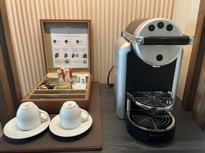 パン パシフィック シンガポール 客室のコーヒーメーカー
